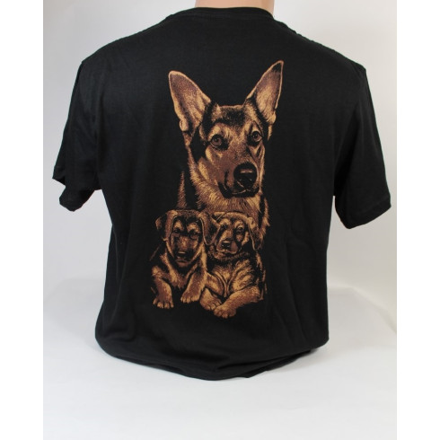 Pánske obojstranné tričko so psami