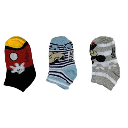 Detské ponožky Mickey šedé 3ks