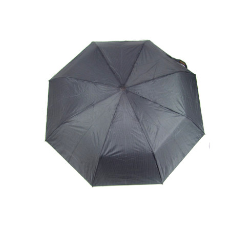 Dáždnik šedý vzor-poloautomat