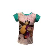 Dievčenské tričko - Máša a medveď