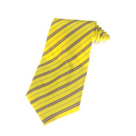 Kravata žltá s pásmi