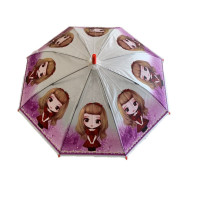 Dáždnik detský dievča červené tričko 66cm