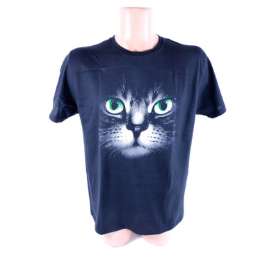 Pánske PoloTrade tričko s mačkou
