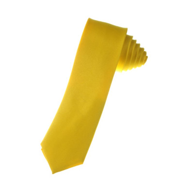 Tenká kravata - žltá